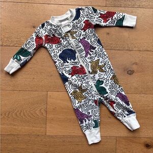 Hannah Andersson Colorful Patterned Kids One Piece Pajamas